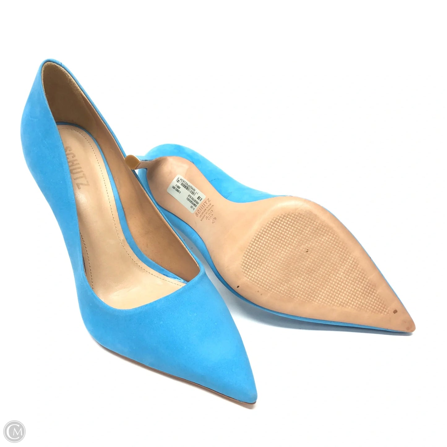 Shoes Heels Stiletto By Cmc In Blue, Size: 8.5