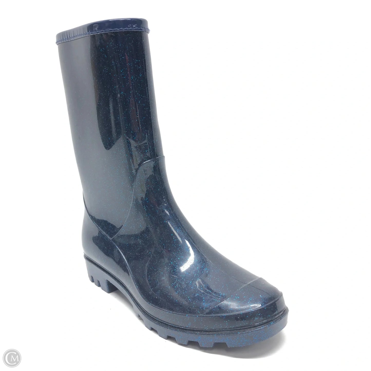 Boots Rain By Cme In Black & Blue, Size: 7.5