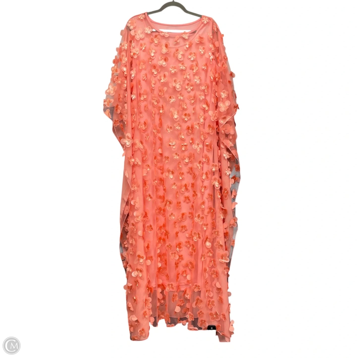 Dress Casual Midi By Clothes Mentor In Orange, Size: Xl