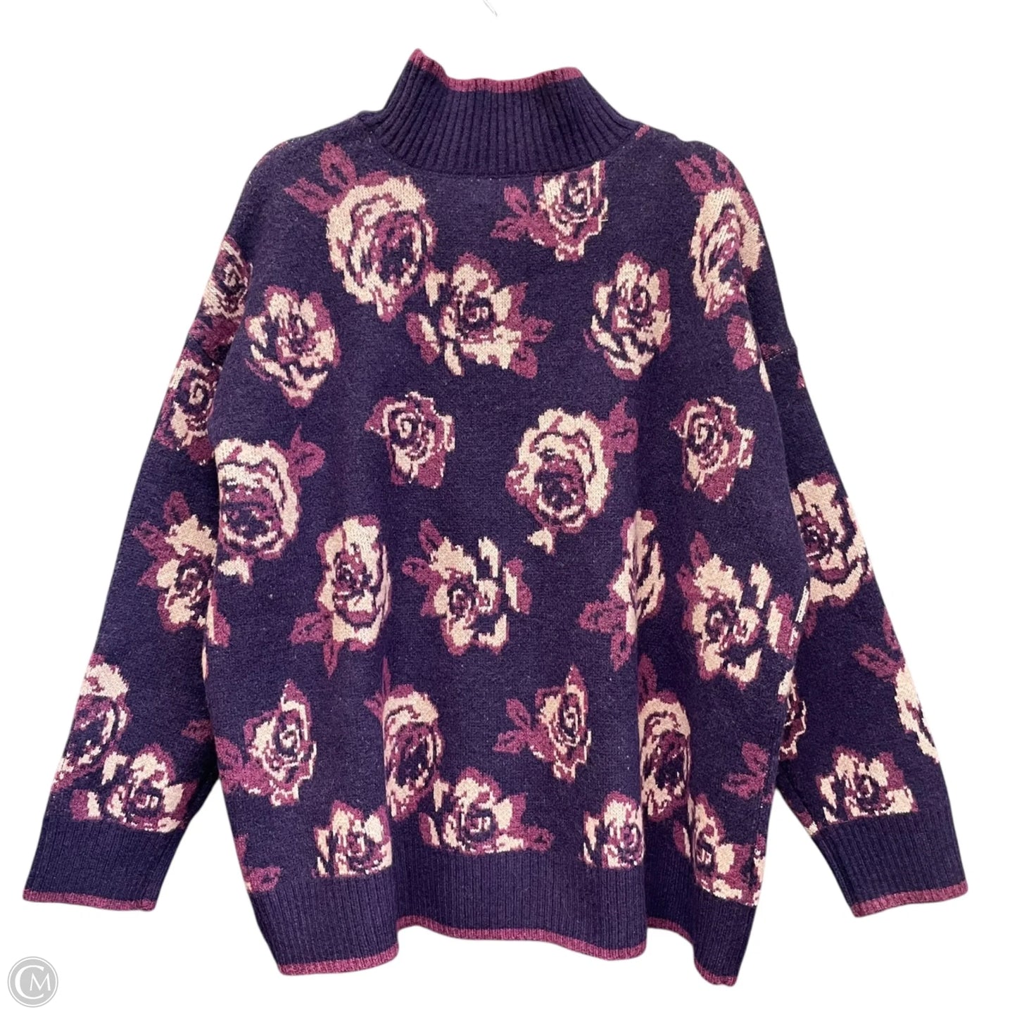 Sweater By Joseph A. In Purple, Size: 3x