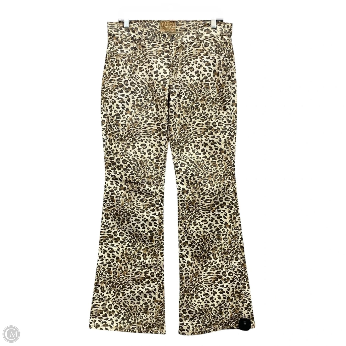 Jeans Boot Cut By Guess In Animal Print, Size: 8