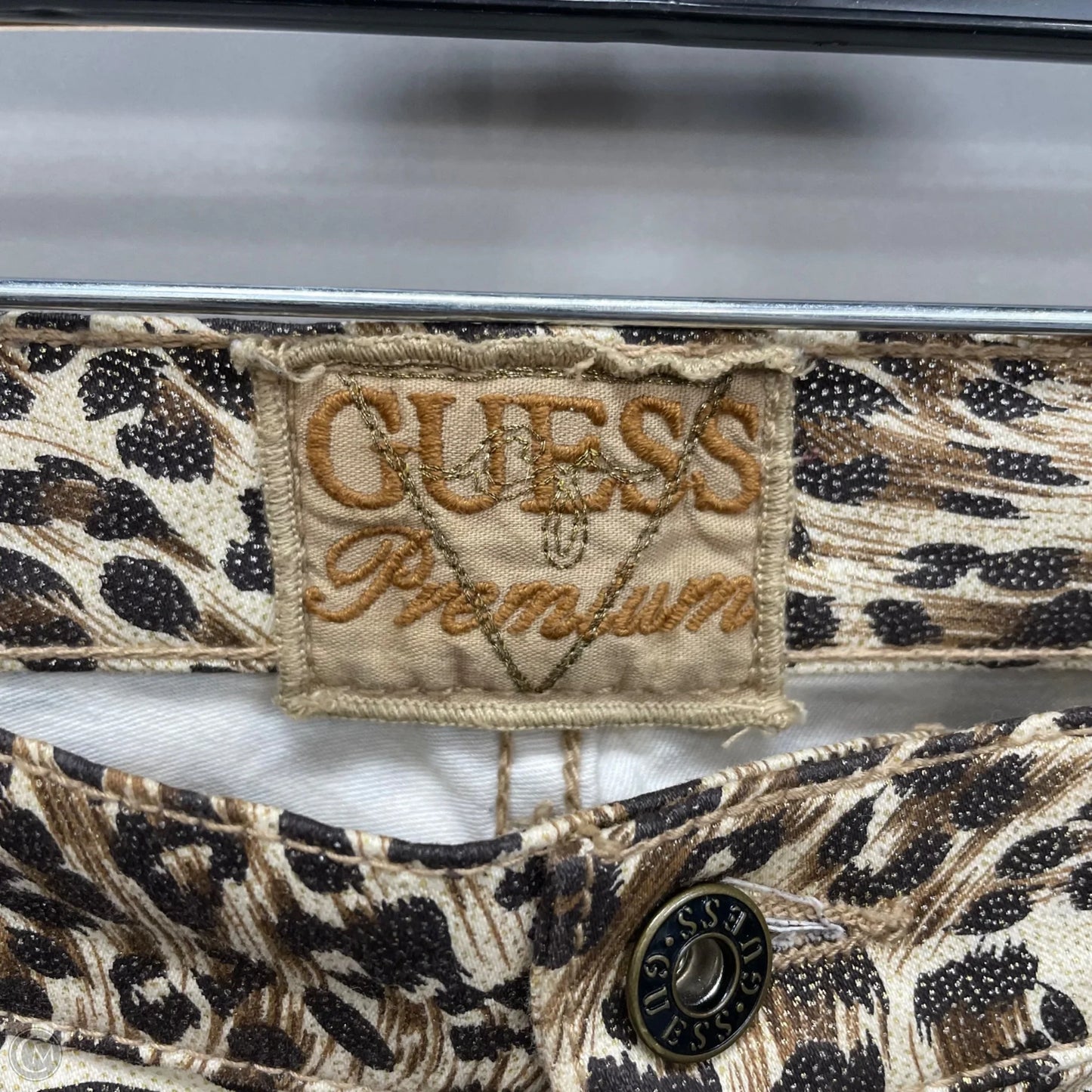 Jeans Boot Cut By Guess In Animal Print, Size: 8