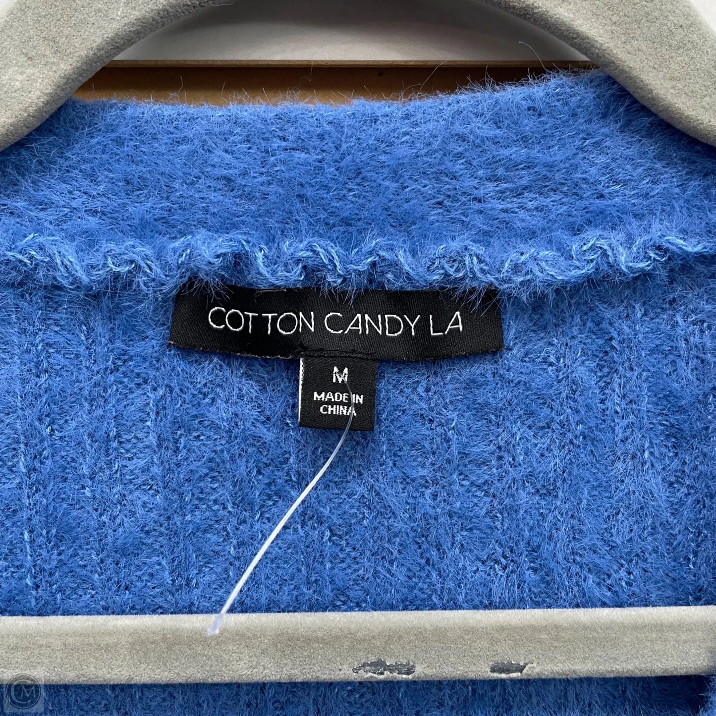 Sweater Cardigan By Cotton Candy In Blue, Size: M