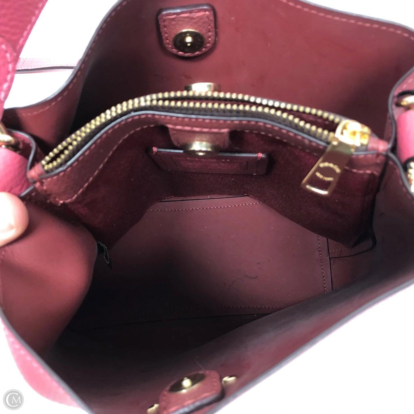 Handbag Designer By Coach, Size: Small