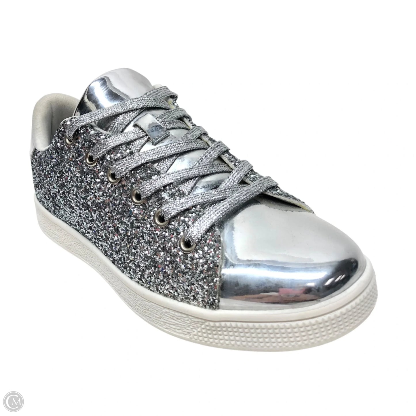 Shoes Sneakers By Cme In Silver, Size: 8