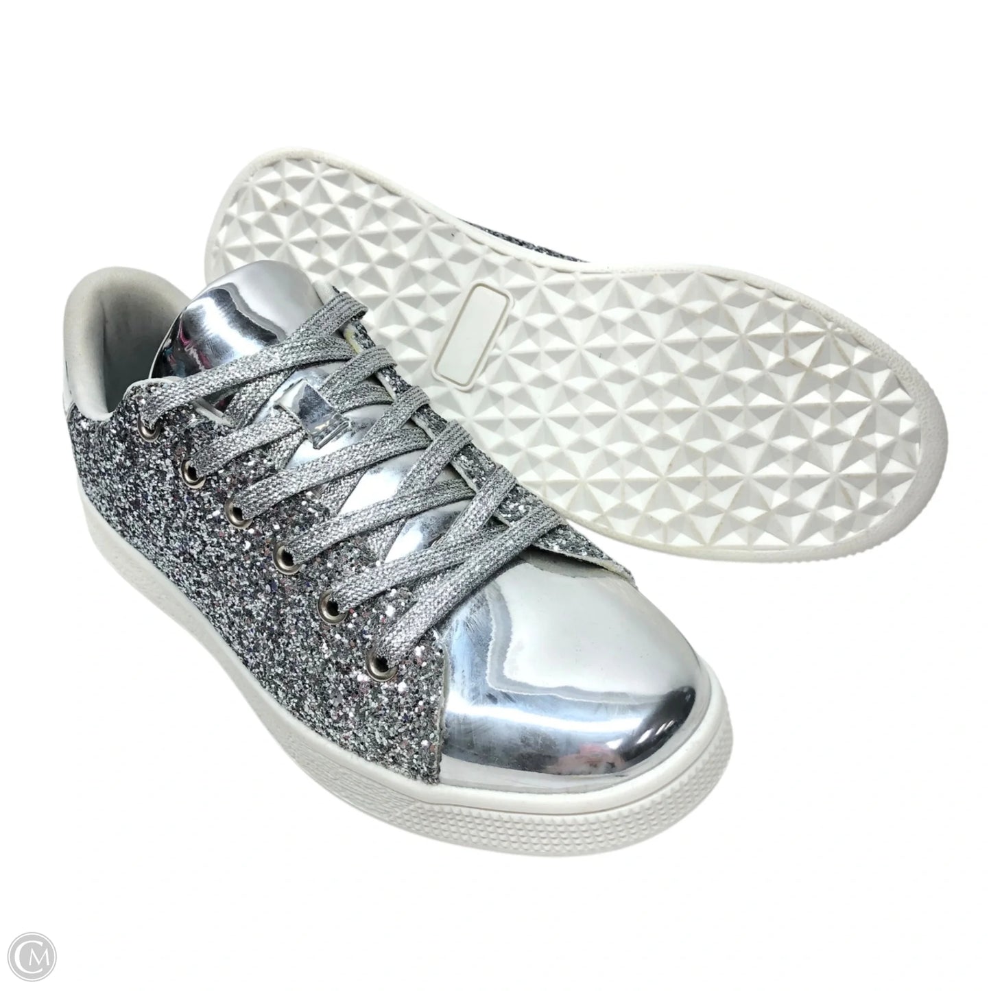 Shoes Sneakers By Cme In Silver, Size: 8