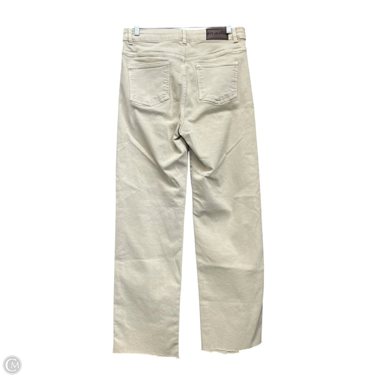 Jeans Straight By Cmb In Beige, Size: L