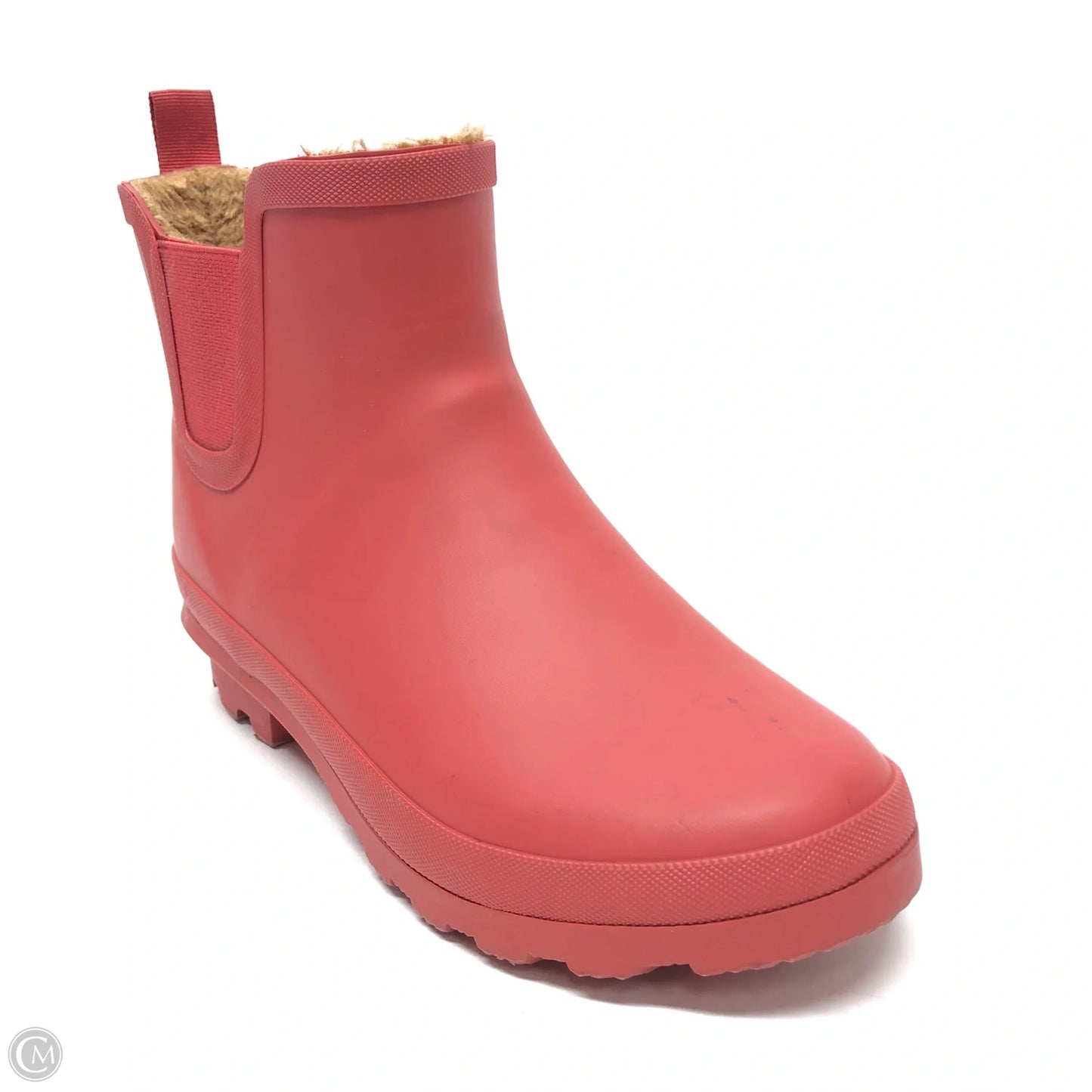 Boots Rain By Clothes Mentor In Red, Size: 8