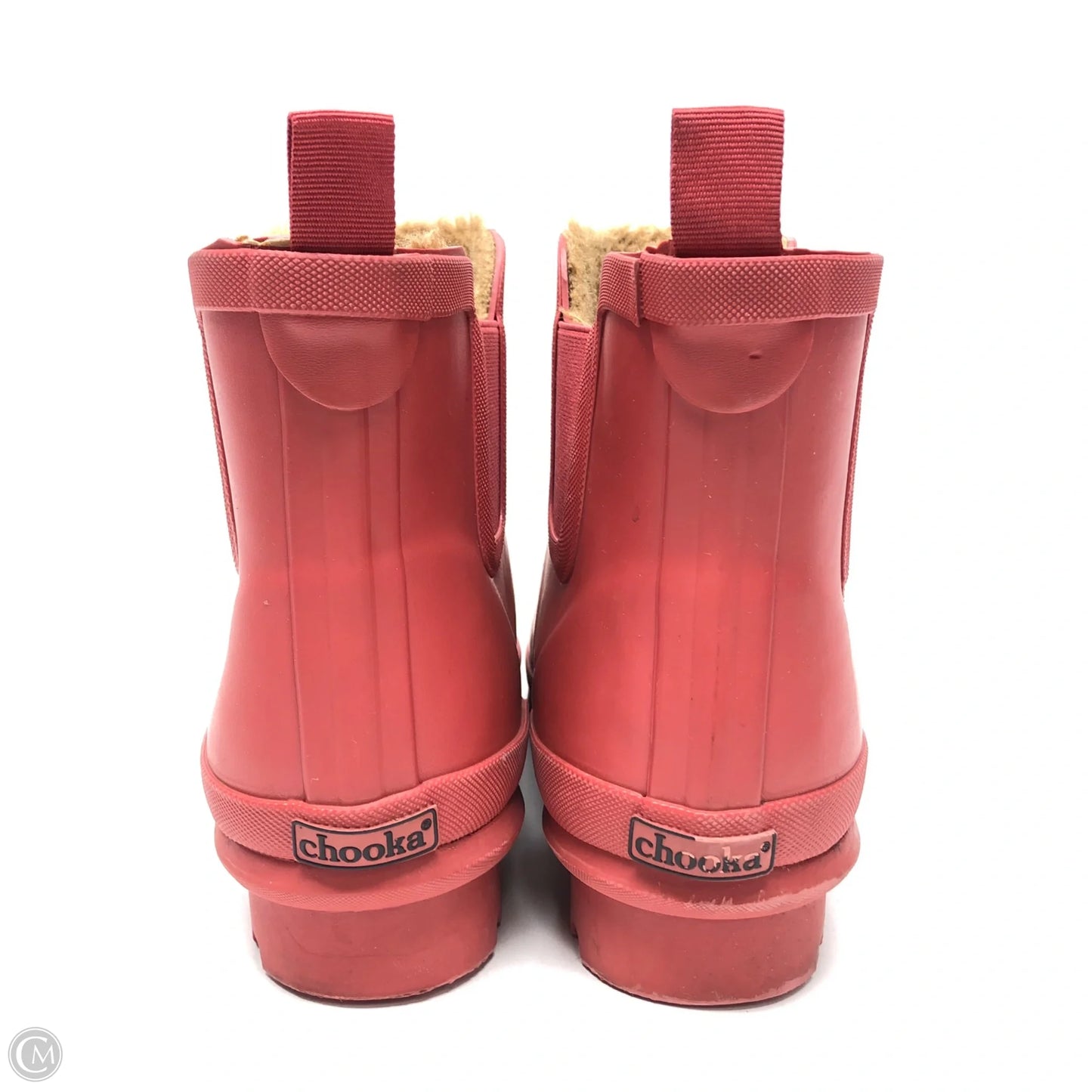 Boots Rain By Clothes Mentor In Red, Size: 8