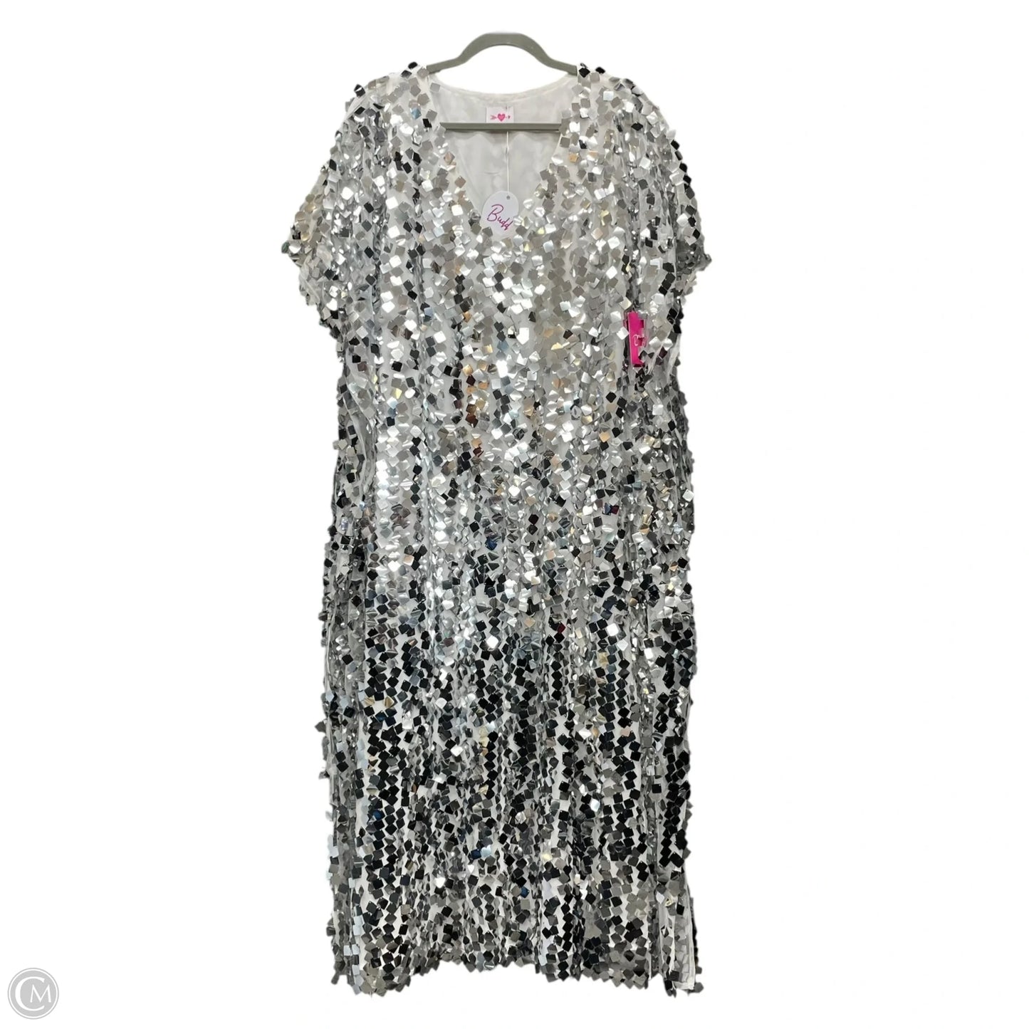 Dress Party Short By Buddy Love In Silver & White, Size: M
