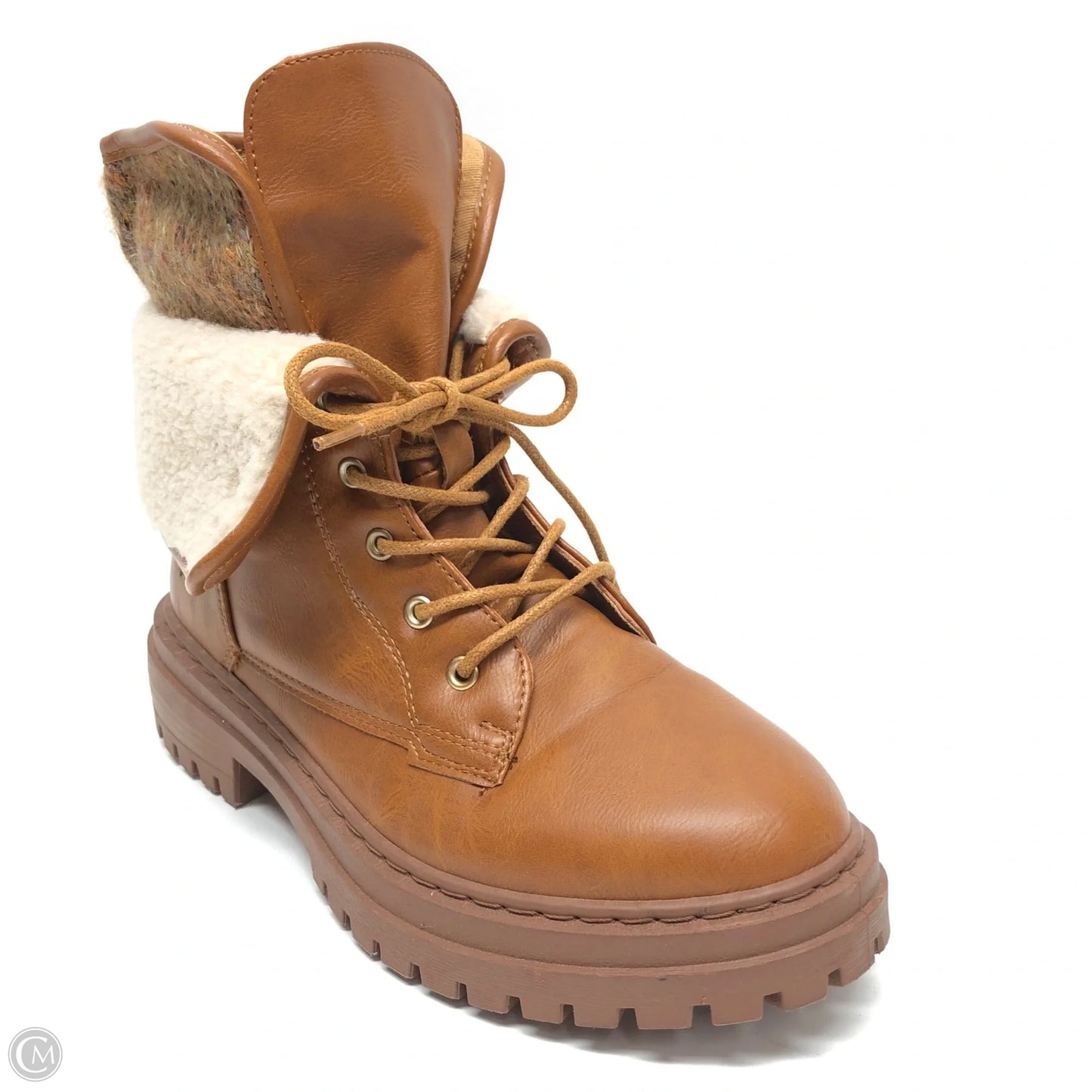 Boots Ankle Flats By Rock And Candy In Brown, Size: 7.5