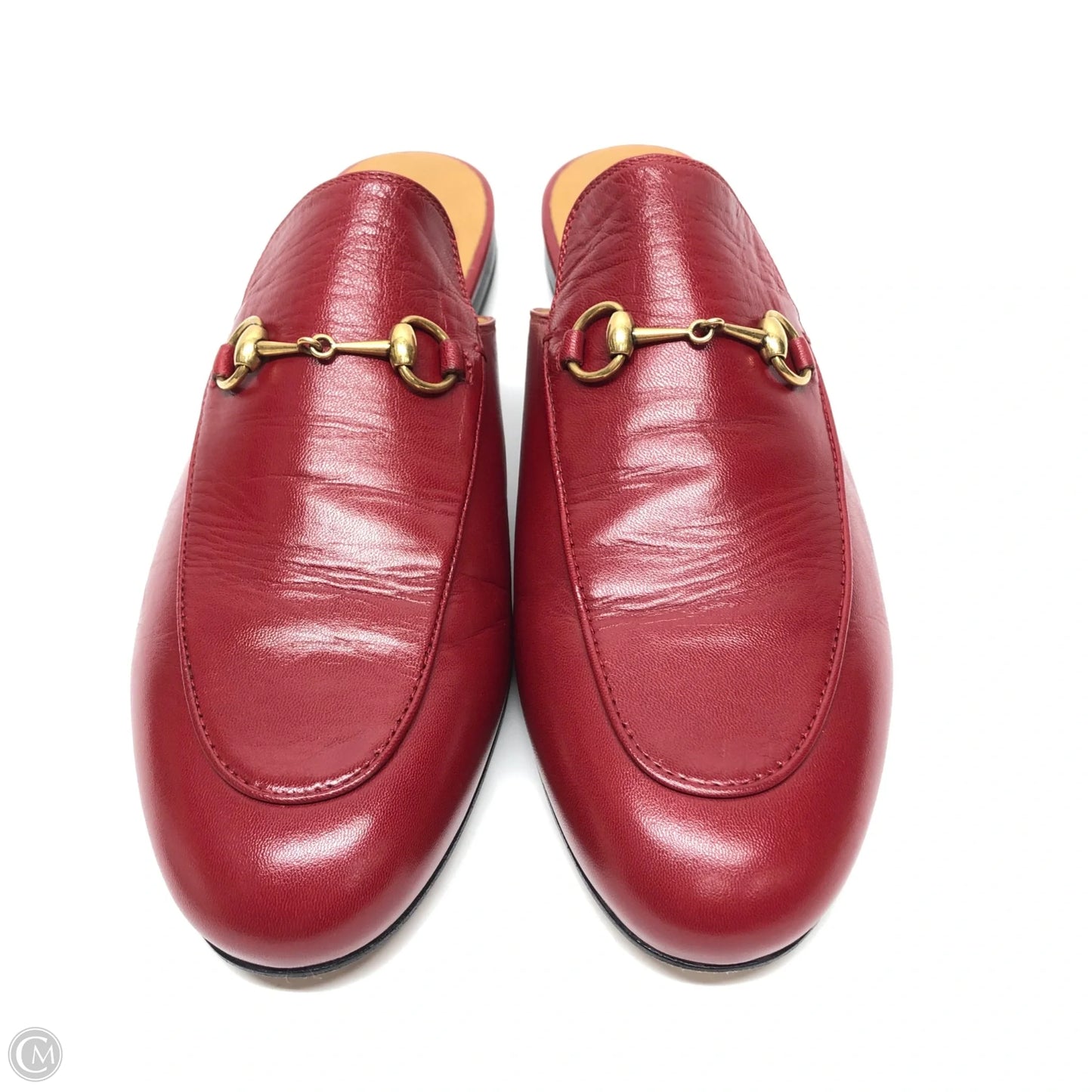 Shoes Luxury Designer By Gucci In Red, Size: 12