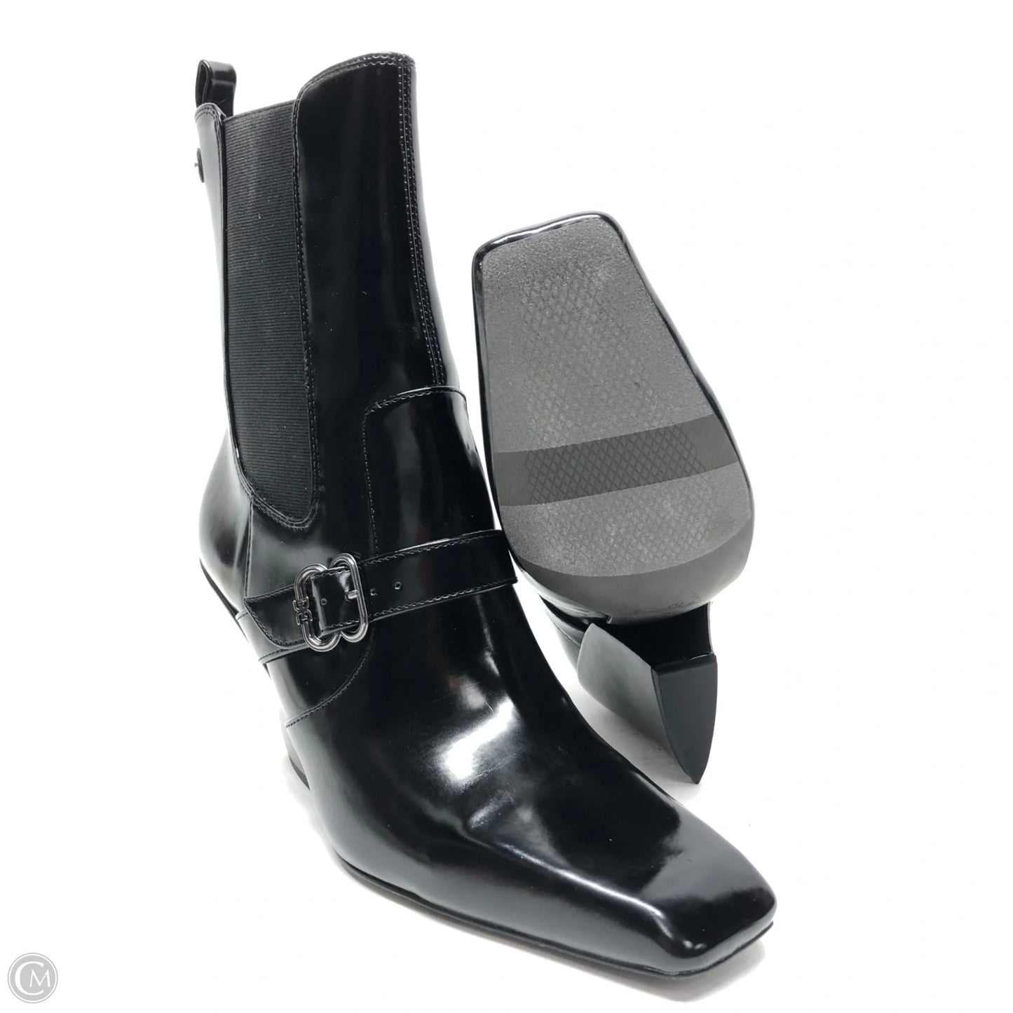 Boots Ankle Heels By Sam Edelman In Black, Size: 9.5