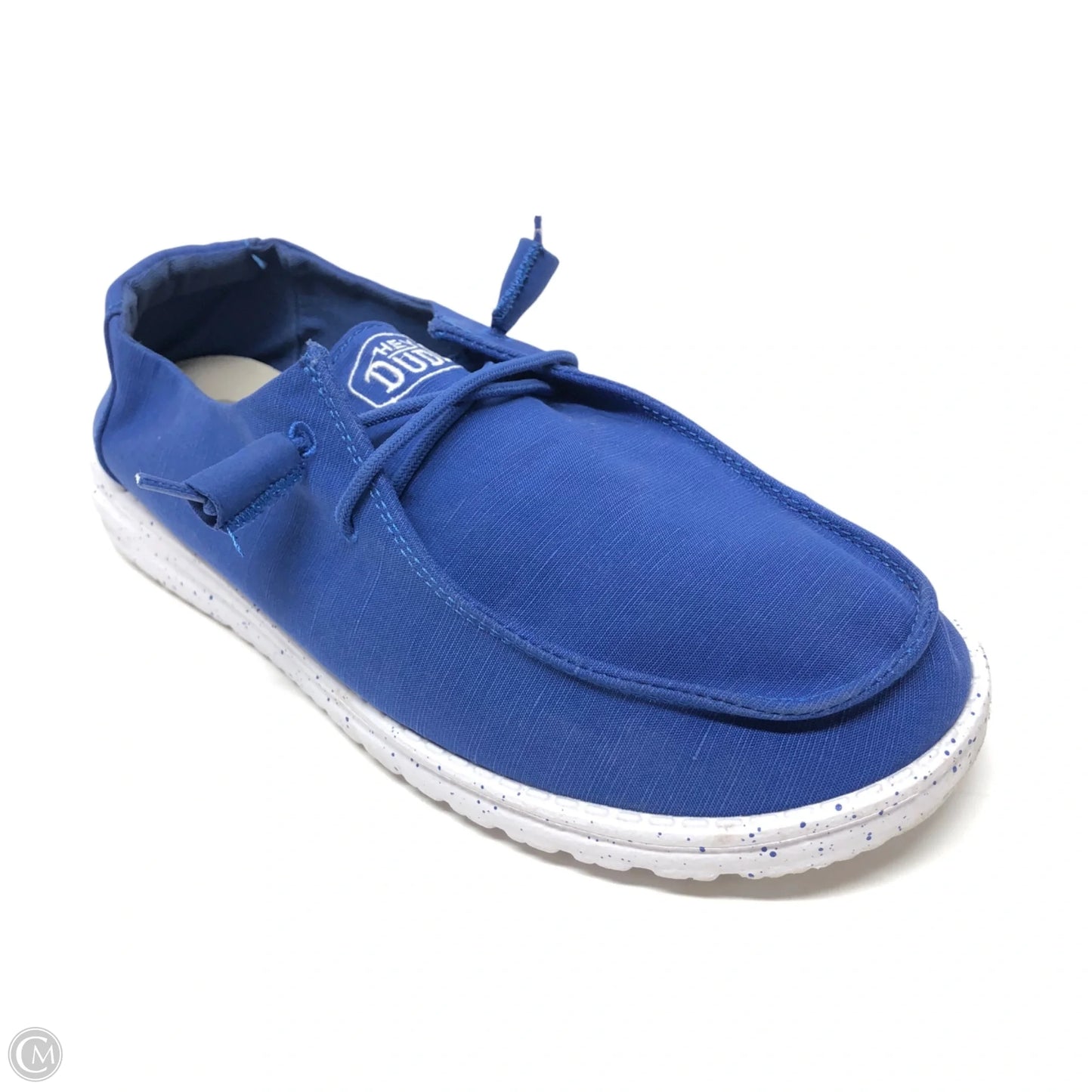 Shoes Flats By Hey Dude In Blue, Size: 9