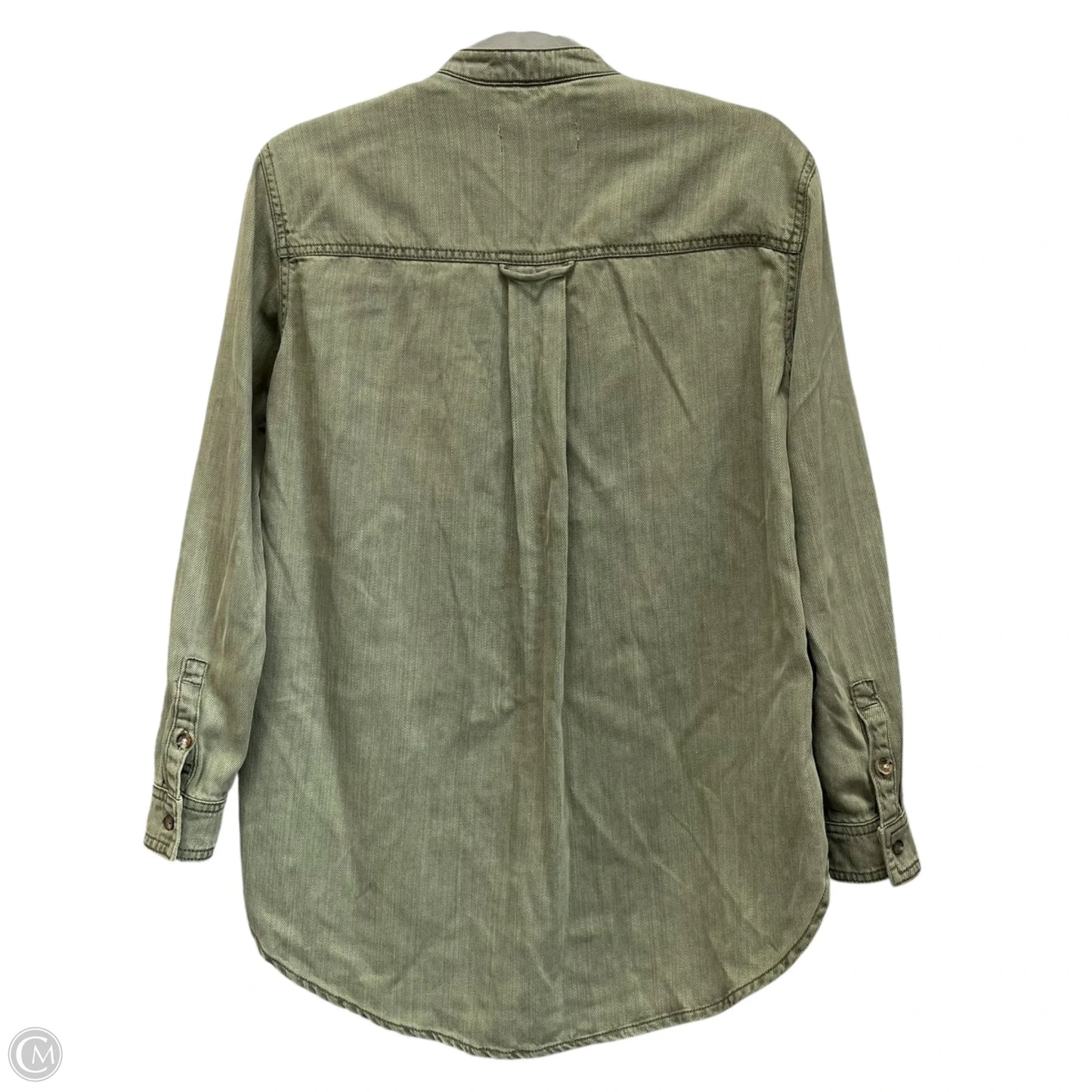 Tunic Long Sleeve By Anthropologie In Green, Size: 0