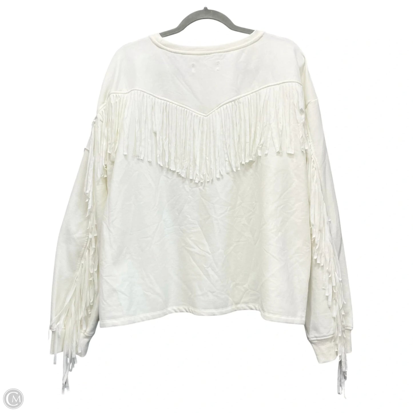 Sweatshirt Crewneck By Idyllwind In Cream, Size: Xl