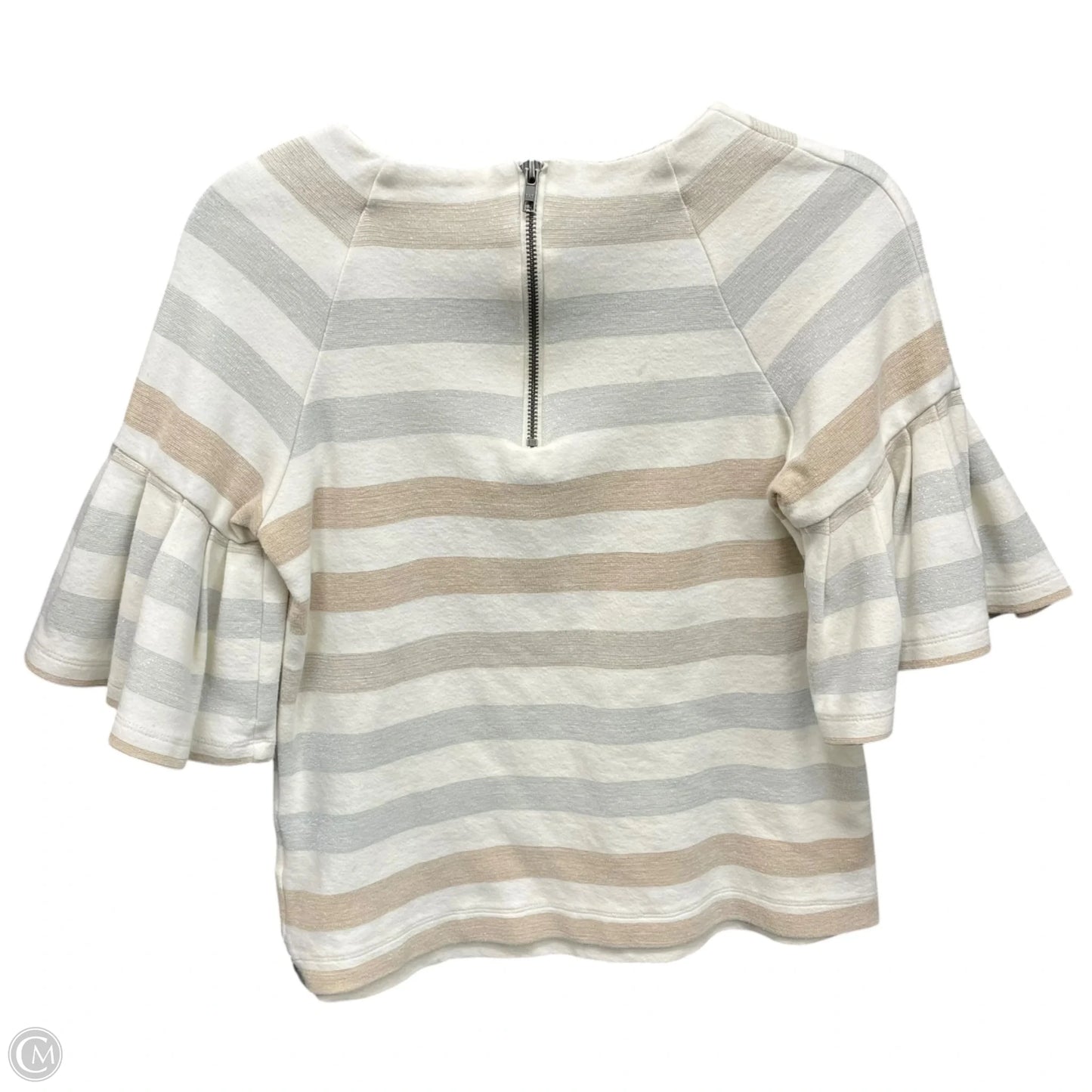 Top Short Sleeve By Maeve In Tan, Size: Xs