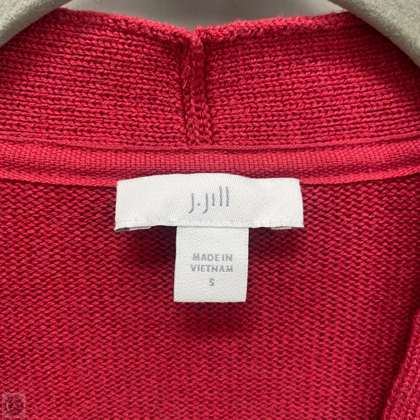 Sweater Cardigan By J. Jill In Red, Size: S