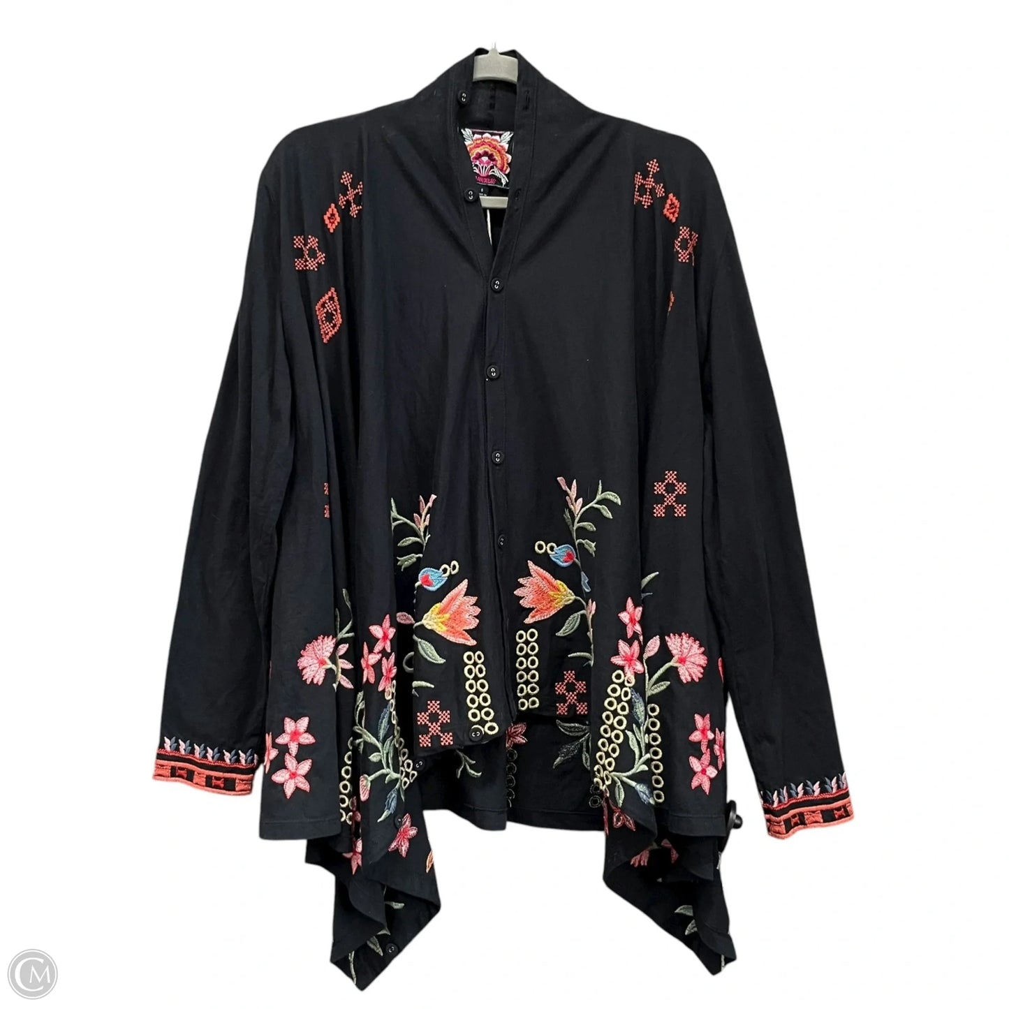Cardigan By Johnny Was In Black, Size: S