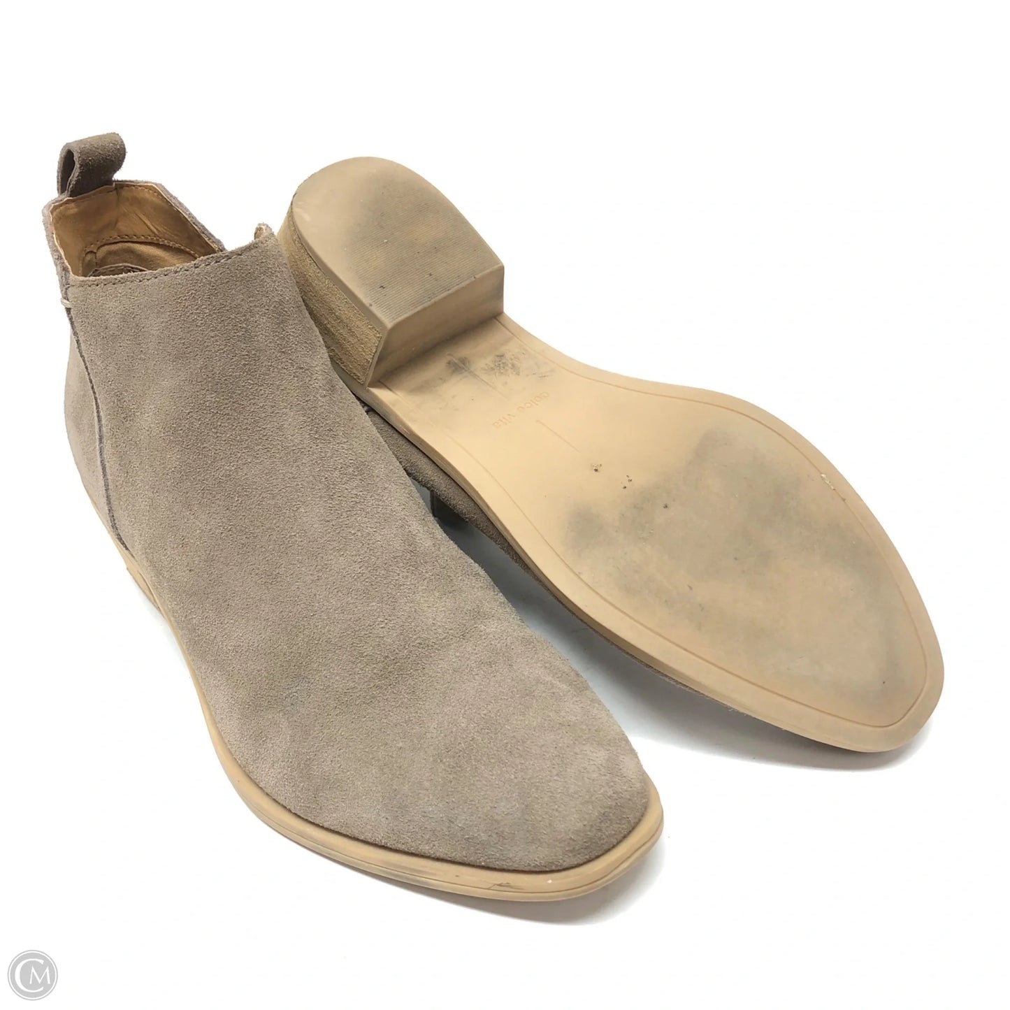Boots Ankle Heels By Dolce Vita In Taupe, Size: 8