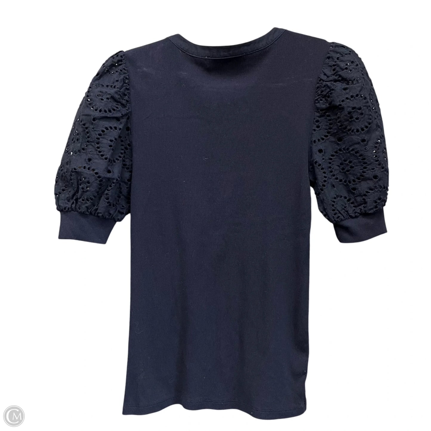 Top Short Sleeve By Loft In Navy, Size: Xs