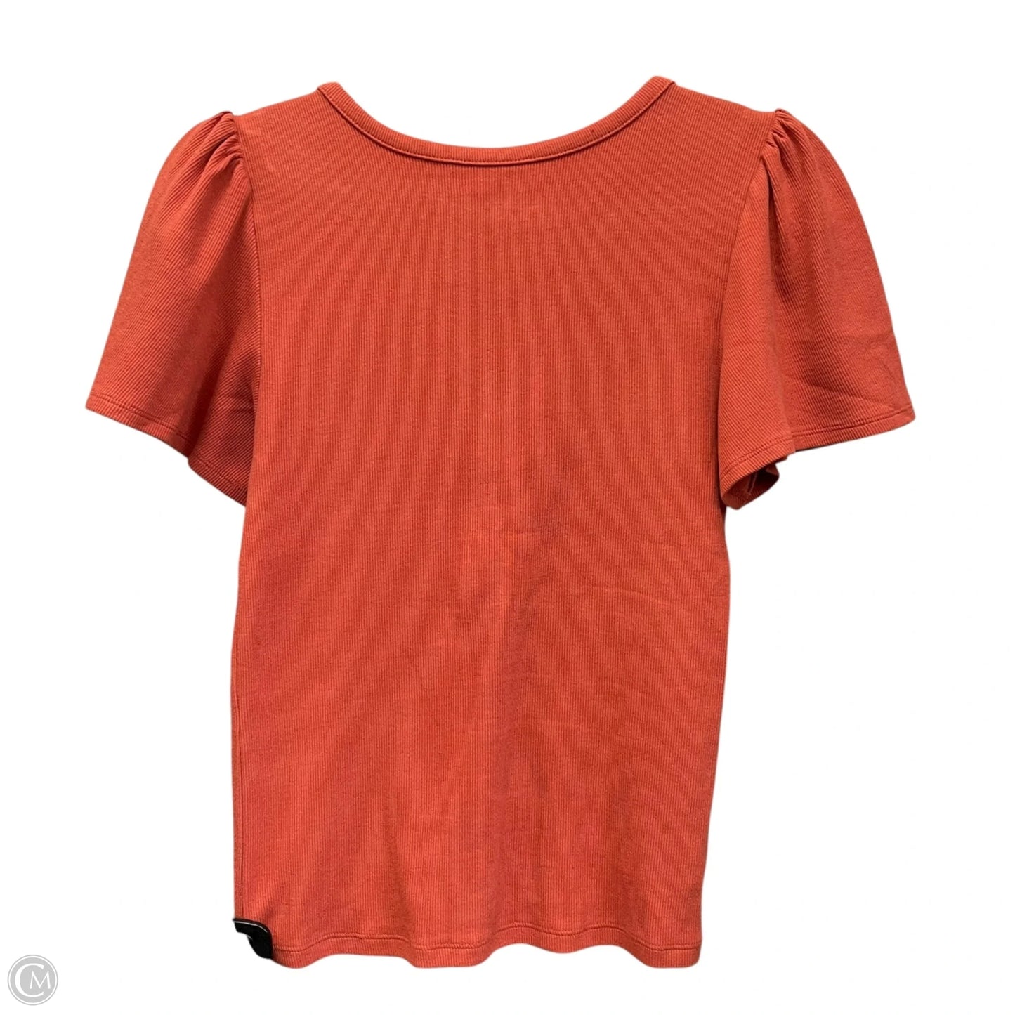 Top Short Sleeve By Loft In Orange, Size: Xs