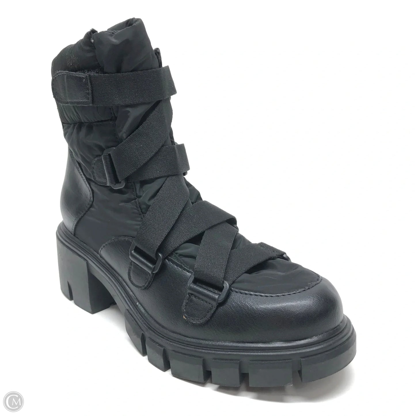 Boots Ankle Heels By Mix No 6 In Black, Size: 7.5