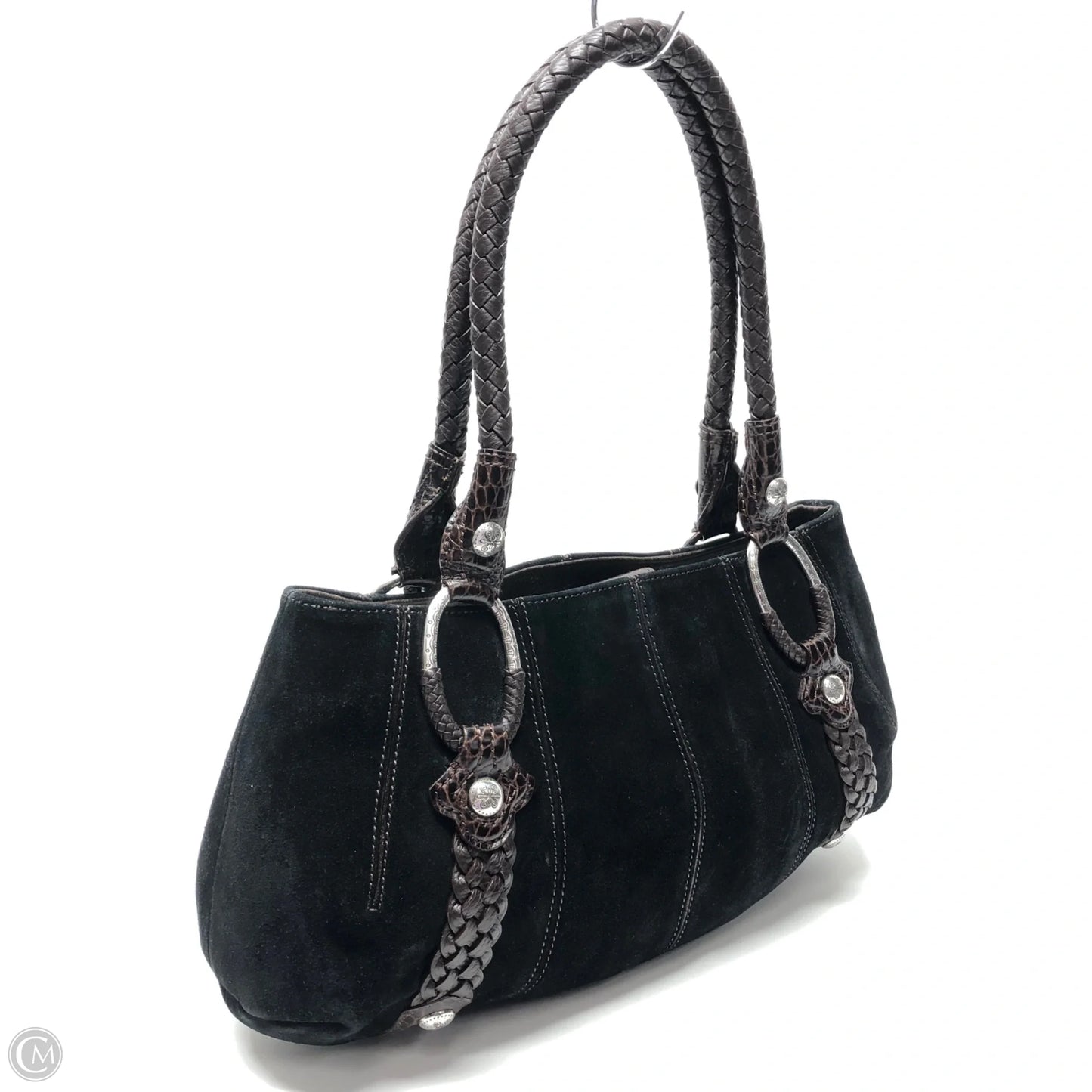 Handbag Leather By Brighton, Size: Medium