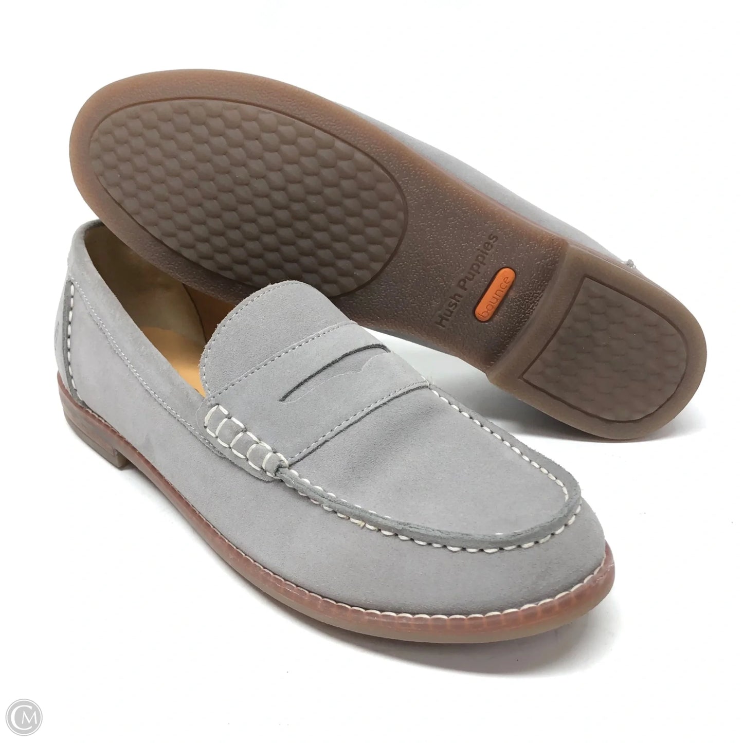 Shoes Flats By Hush Puppies In Grey, Size: 10