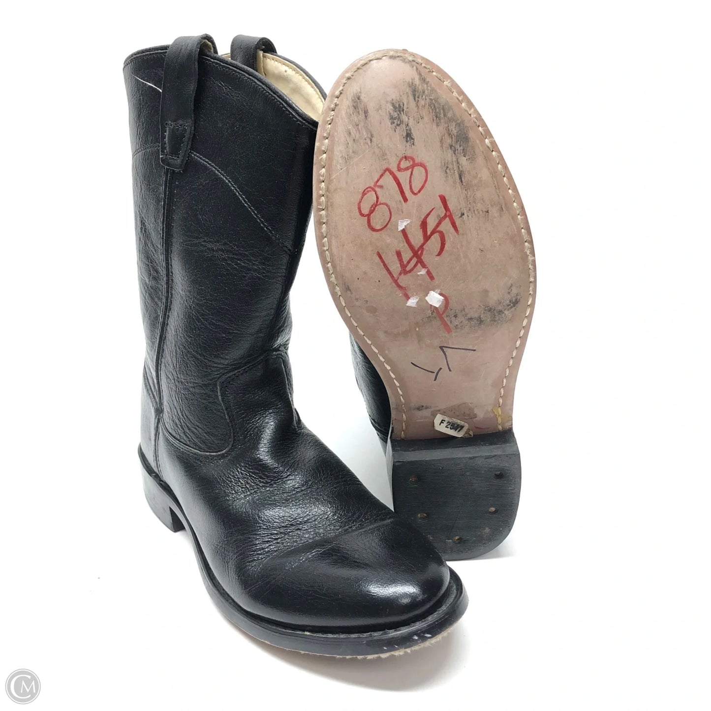 Boots Western By Clothes Mentor In Black, Size: 7