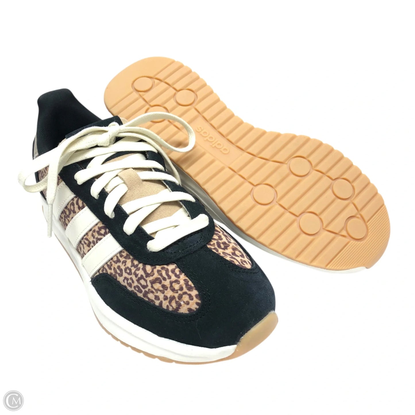 Shoes Athletic By Adidas In Black & Brown, Size: 7