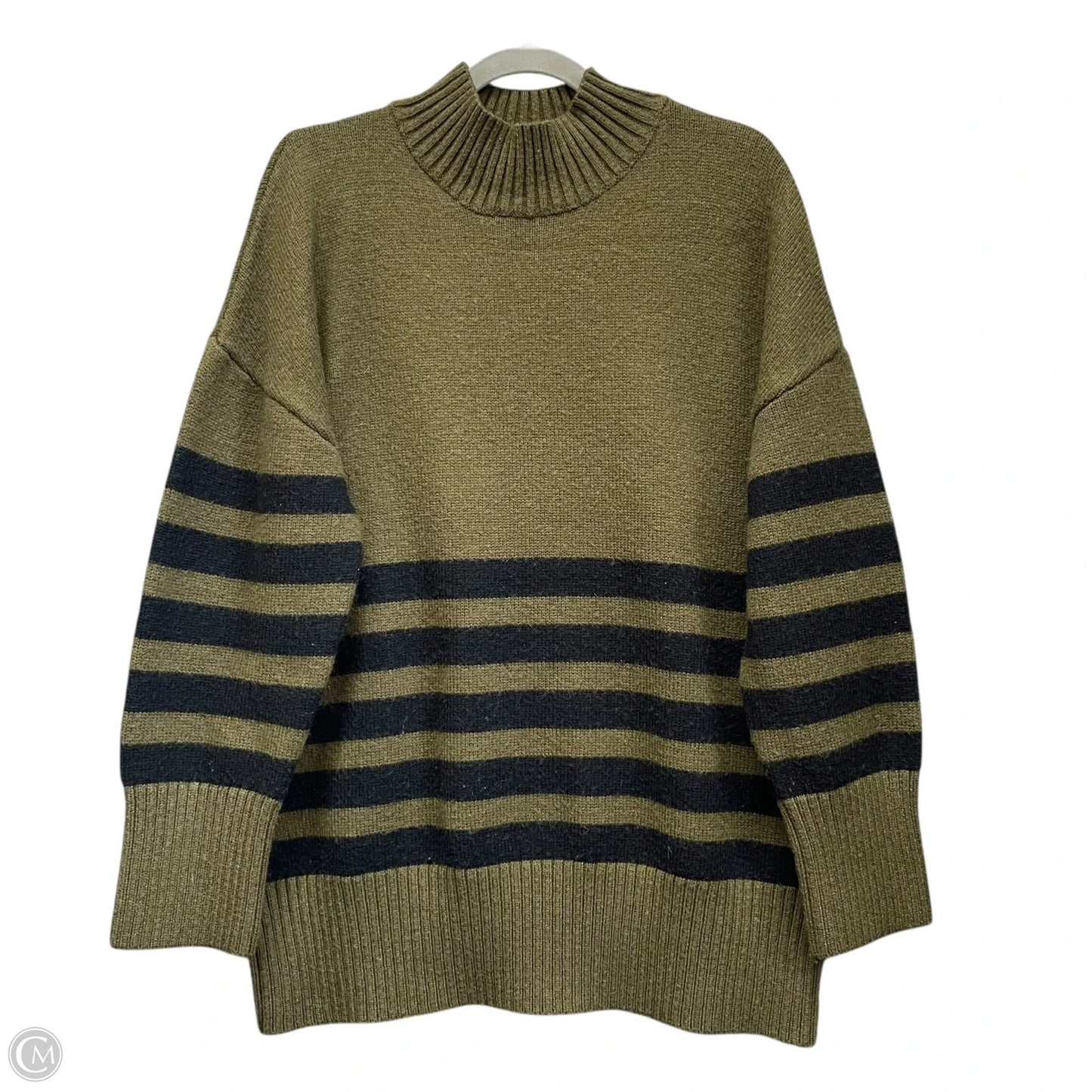 Sweater By Prettygarden In Black & Green, Size: Xl