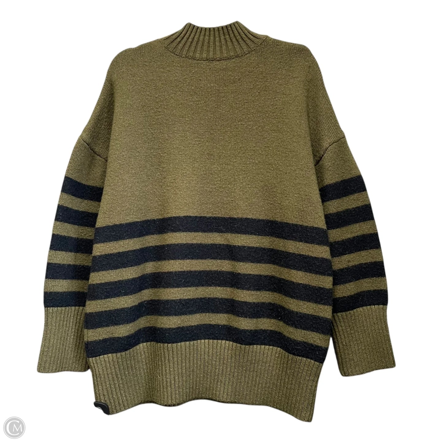 Sweater By Prettygarden In Black & Green, Size: Xl
