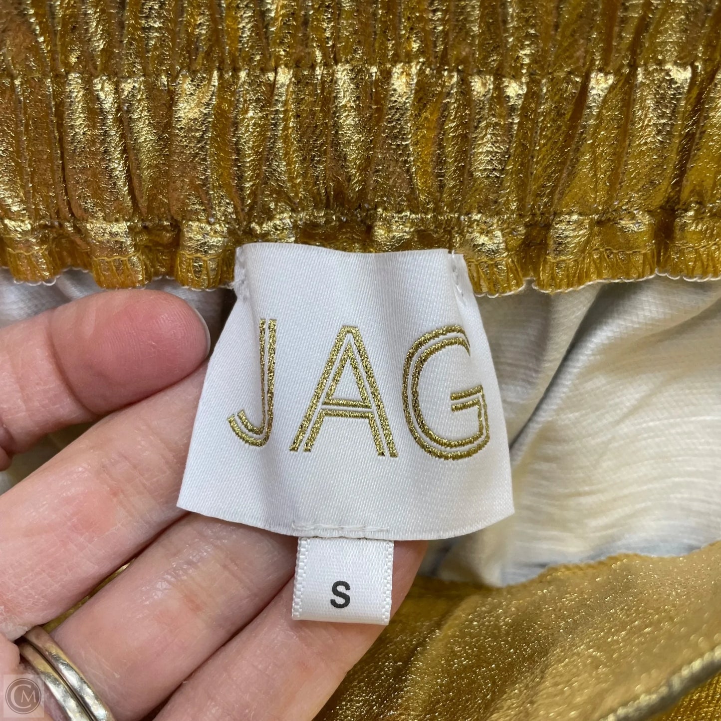 Pants Wide Leg By Jag In Gold, Size: S
