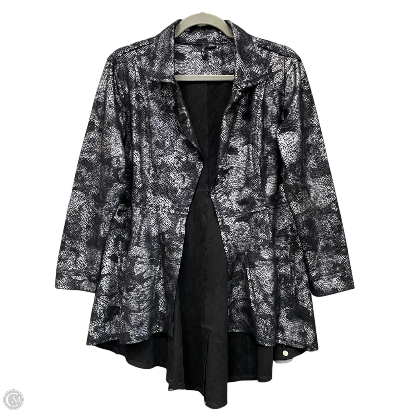 Jacket Other By Ethyl In Black & Grey, Size: S