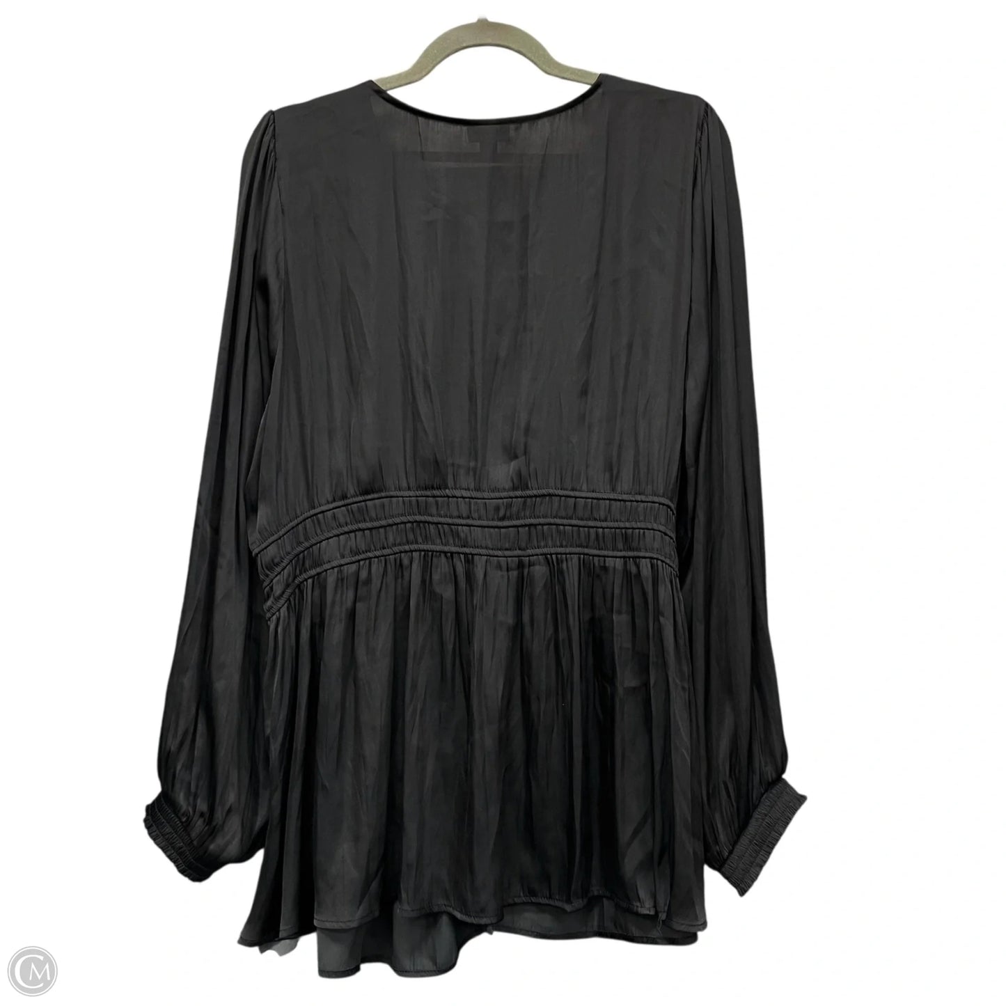 Blouse Long Sleeve By Torrid In Black, Size: 2x