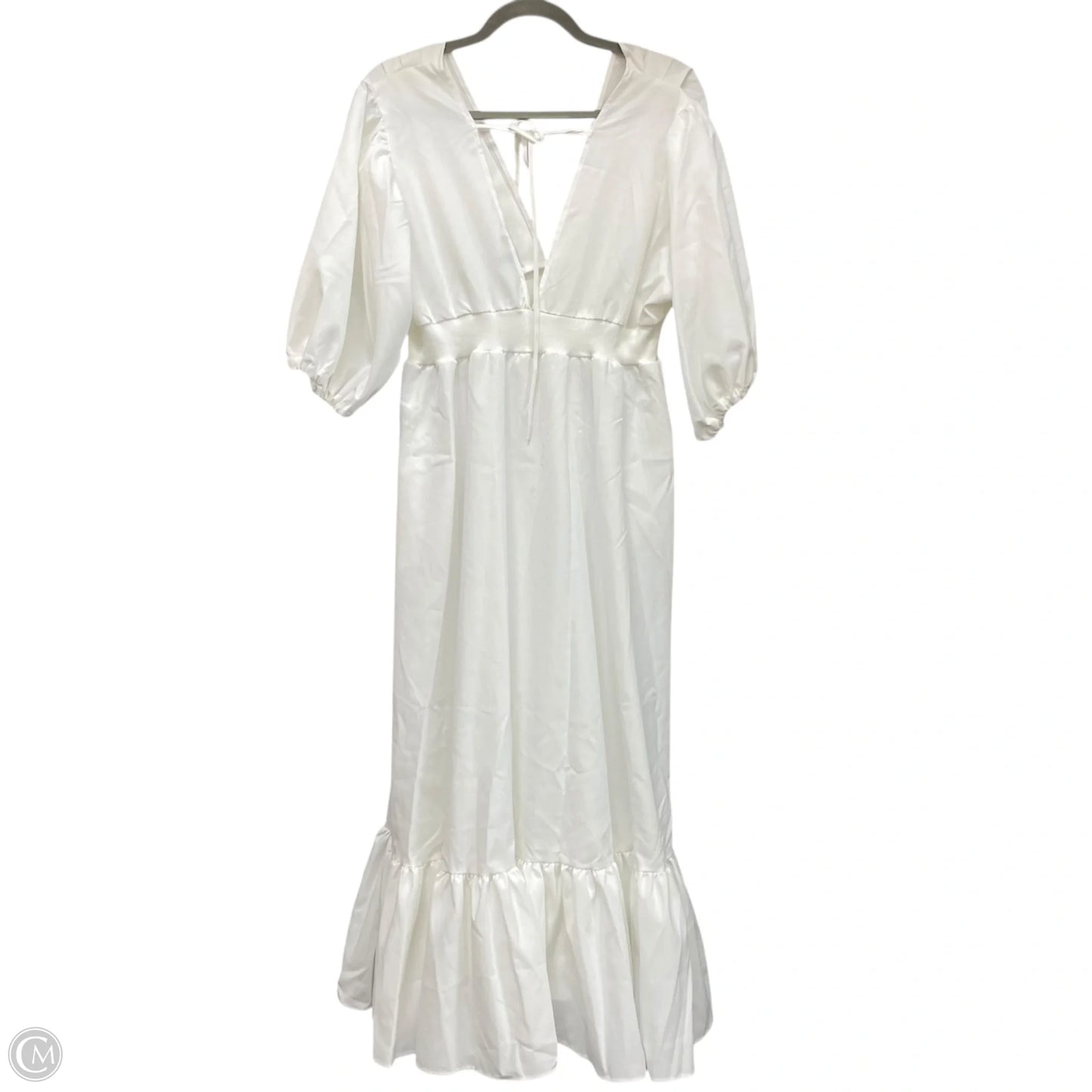 Dress Casual Maxi By Clothes Mentor In White, Size: S