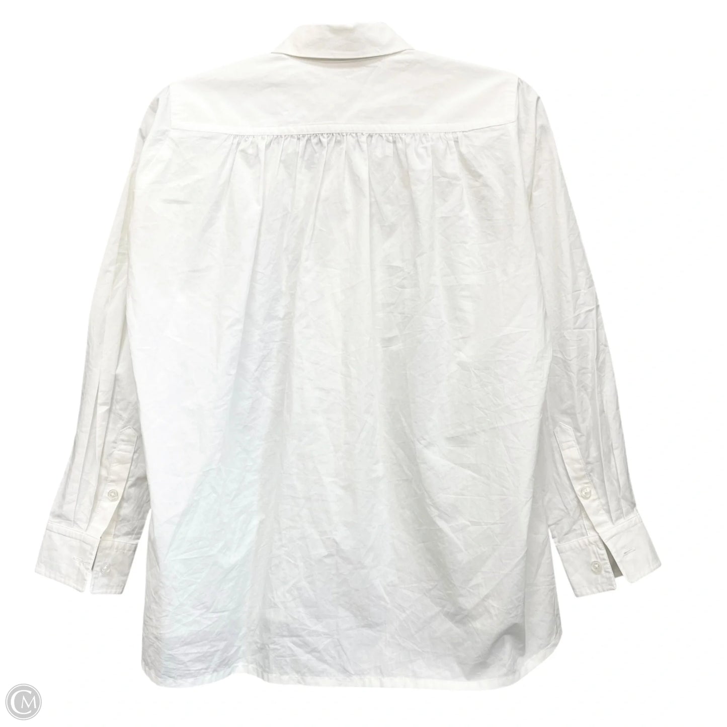 Top Long Sleeve Designer By Tory Burch In White, Size: Xxs