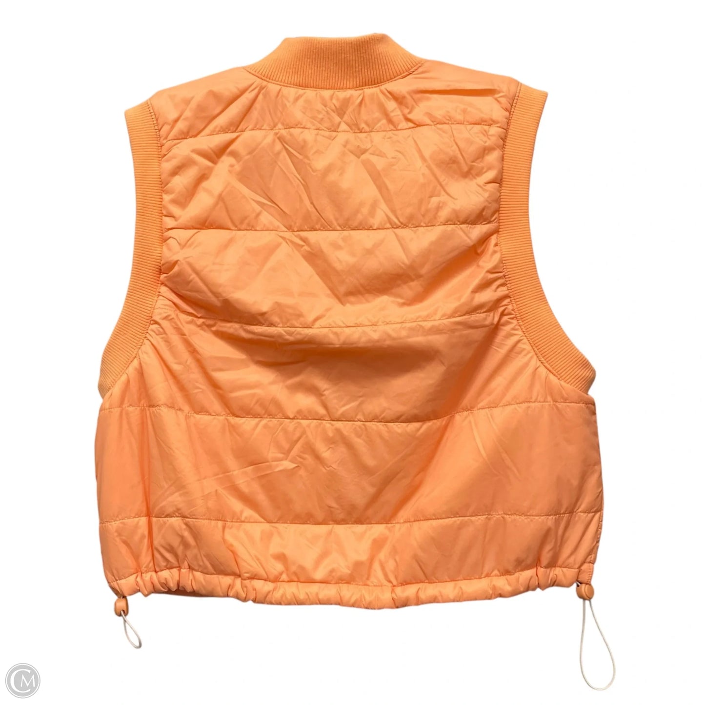 Vest Puffer & Quilted By Clothes Mentor In Orange, Size: L