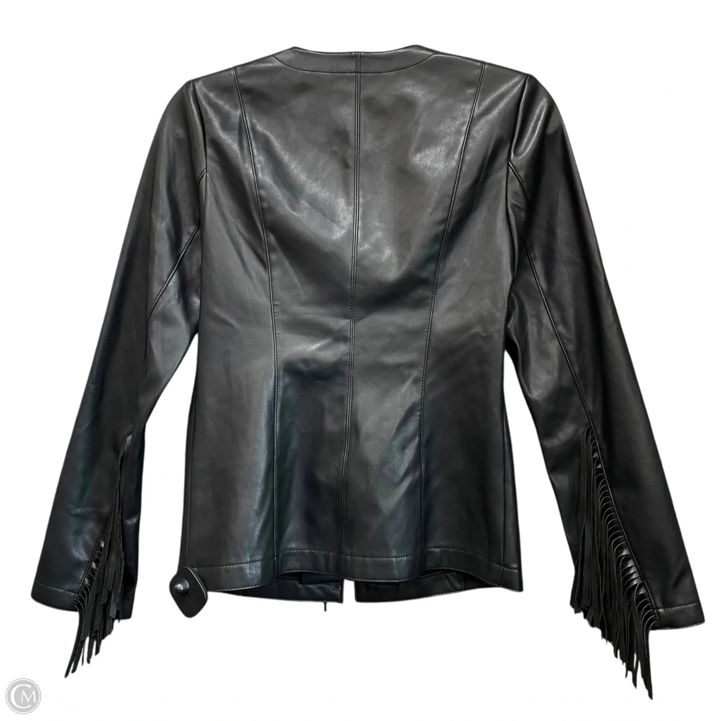 Jacket Moto By Colleen Lopez In Black, Size: Xxs