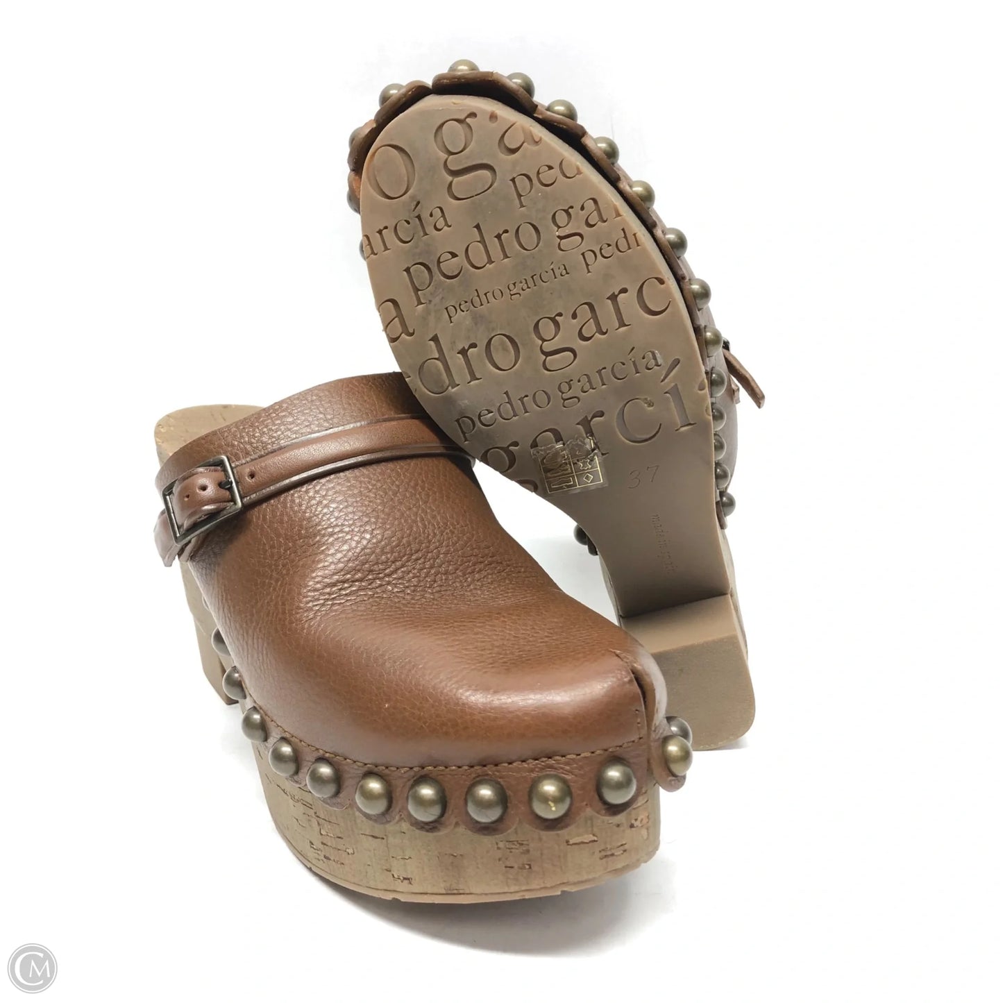 Shoes Heels Platform By Pedro Garcia In Brown, Size: 6.5