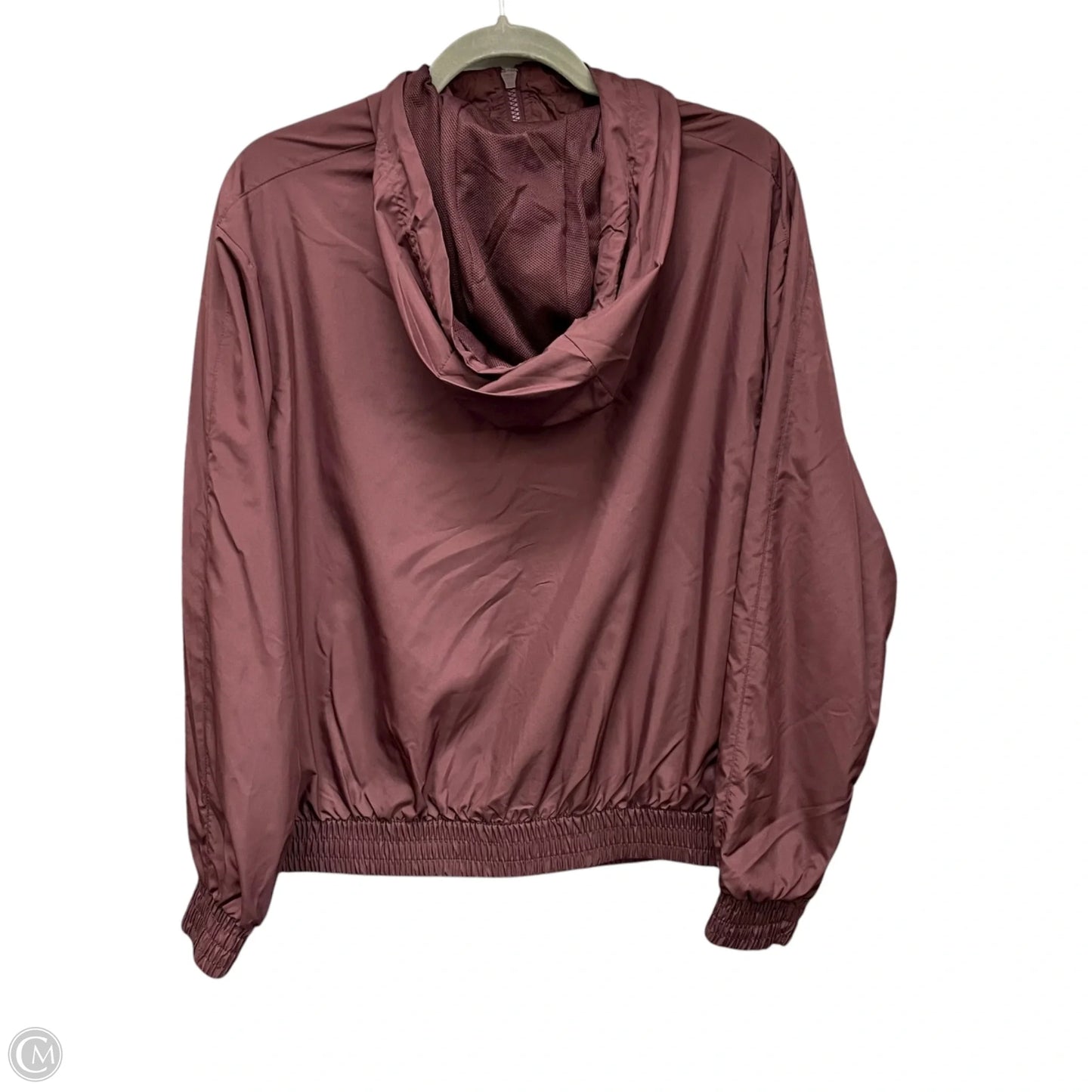 Athletic Jacket By Nike Apparel In Maroon, Size: Xs