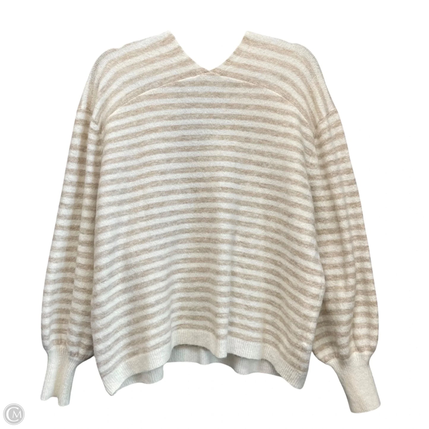 Sweater By A Loves A In Cream & Tan, Size: M
