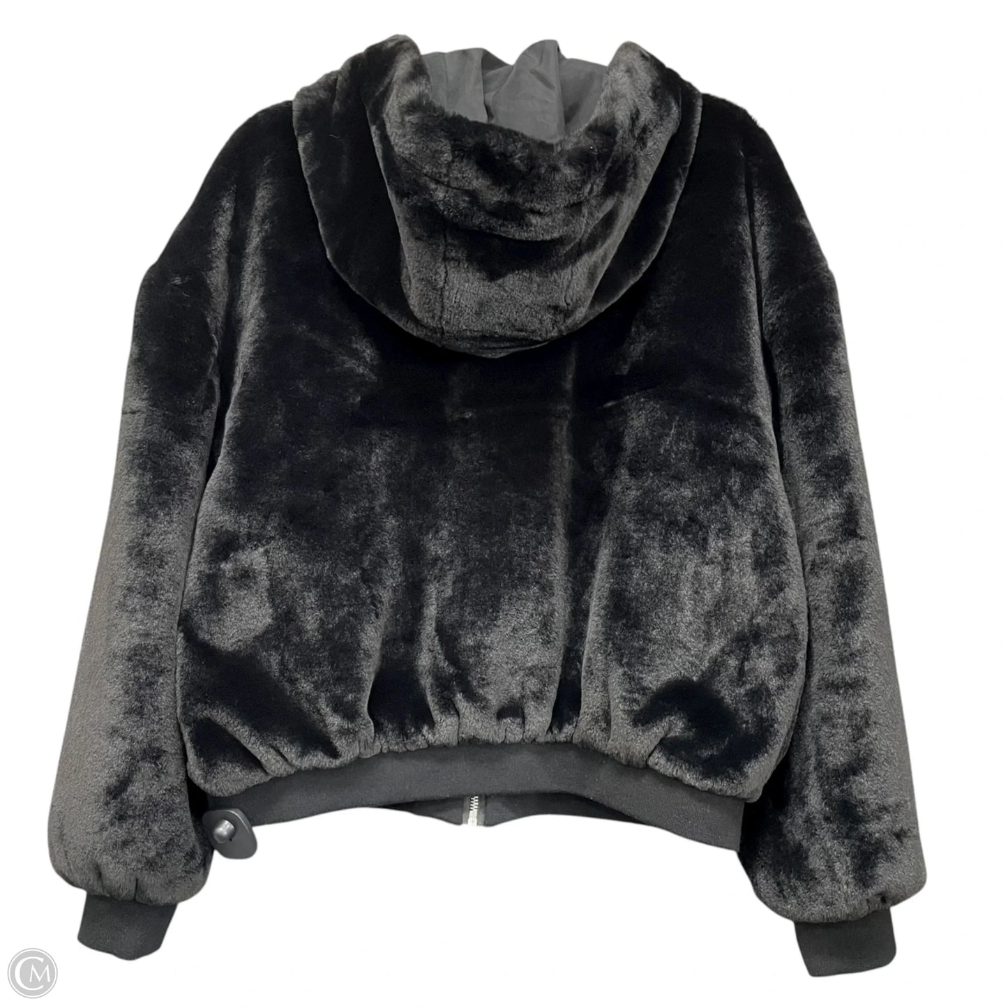 Jacket Faux Fur & Sherpa By New York And Co In Black, Size: Xl