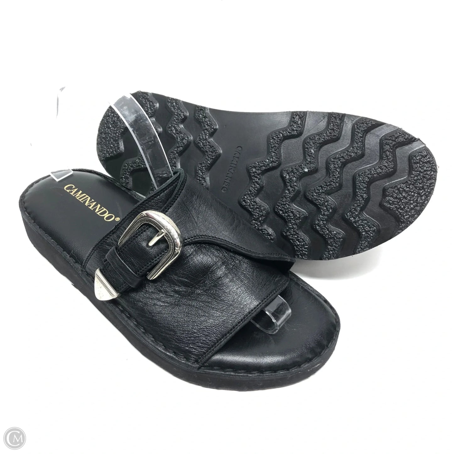 Sandals Flats By Cmb In Black, Size: 8