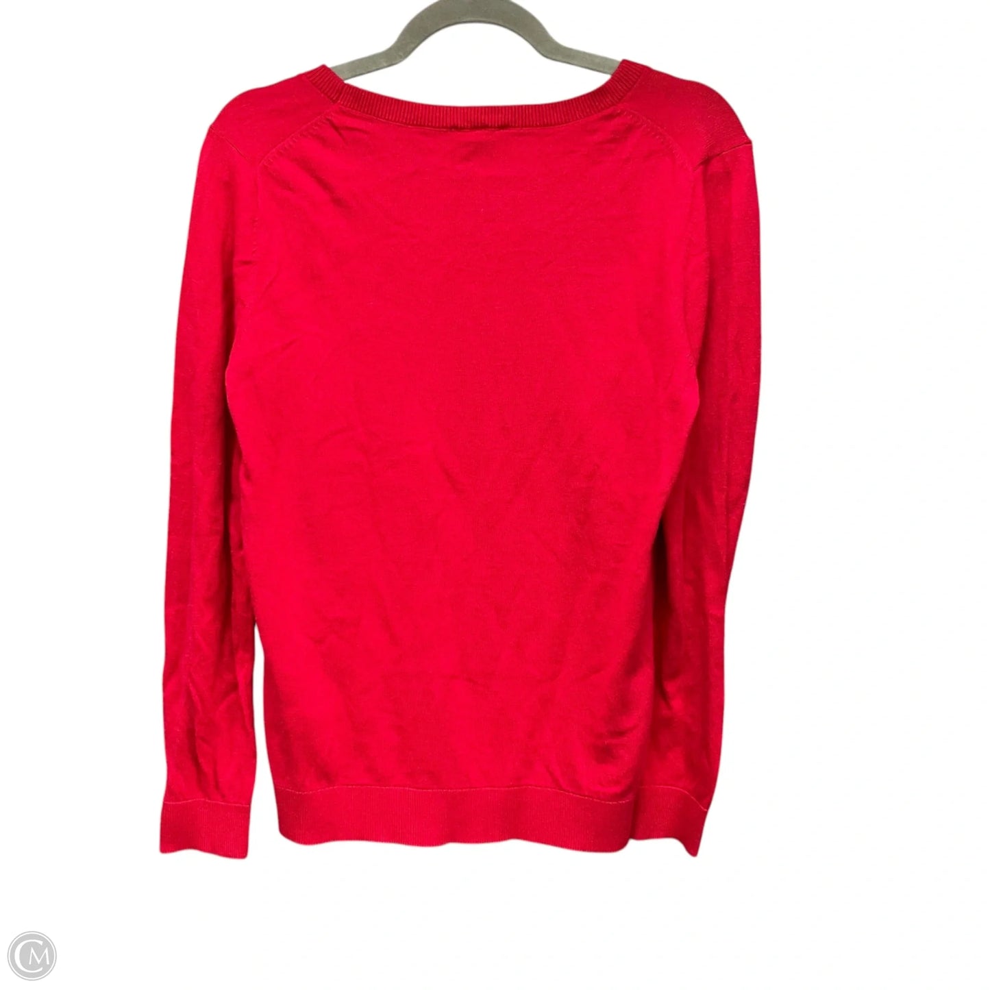 Sweater By Talbots In Black & Red, Size: M