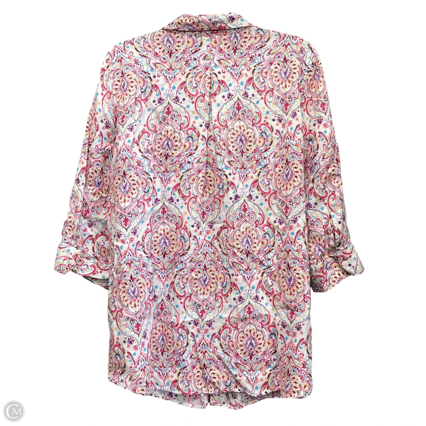 Top Long Sleeve By Chicos In Multi-colored, Size: 12