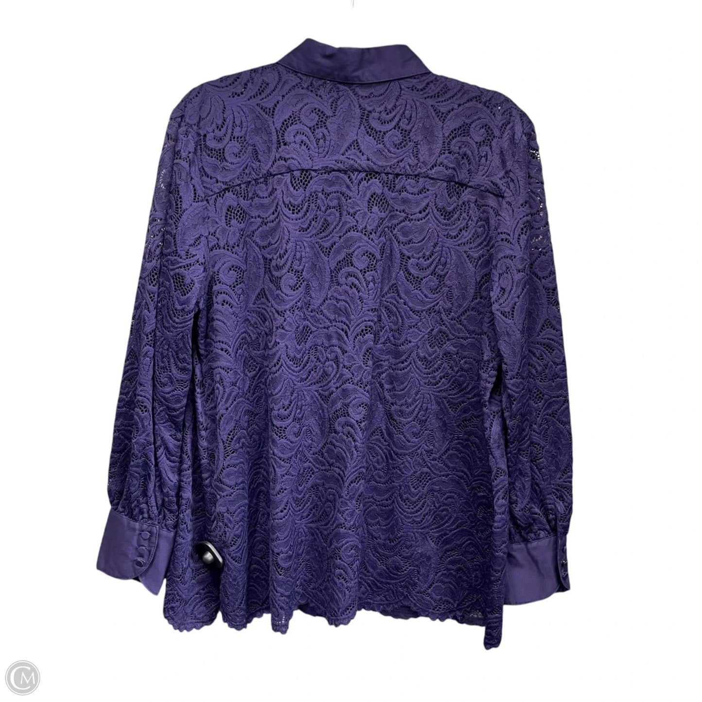 Top Long Sleeve By Chicos In Purple, Size: 12