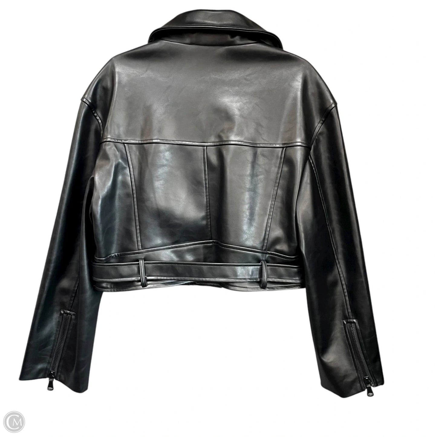 Jacket Moto By Cmc In Black, Size: S