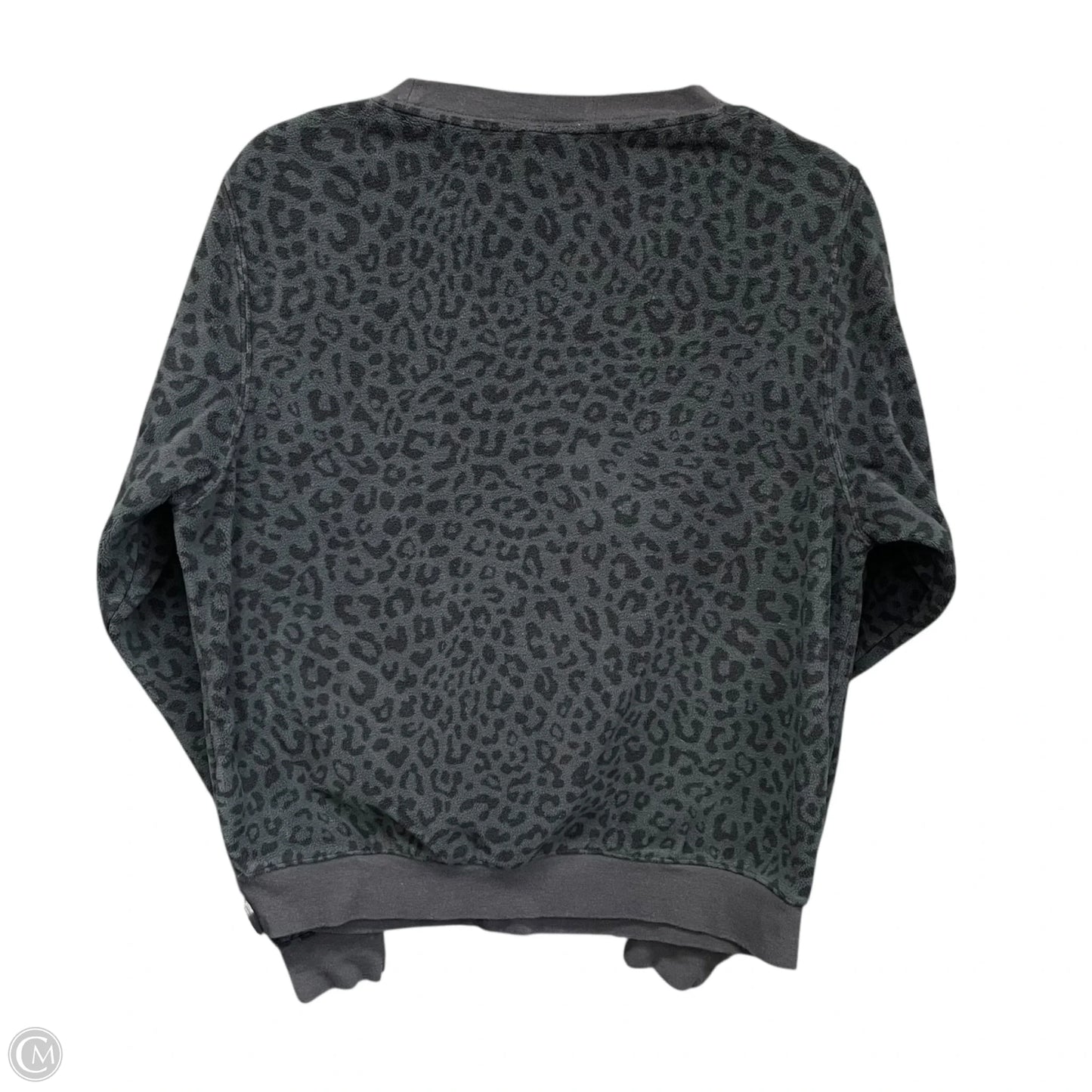 Sweatshirt Crewneck By Nike Apparel In Black & Grey, Size: Xs